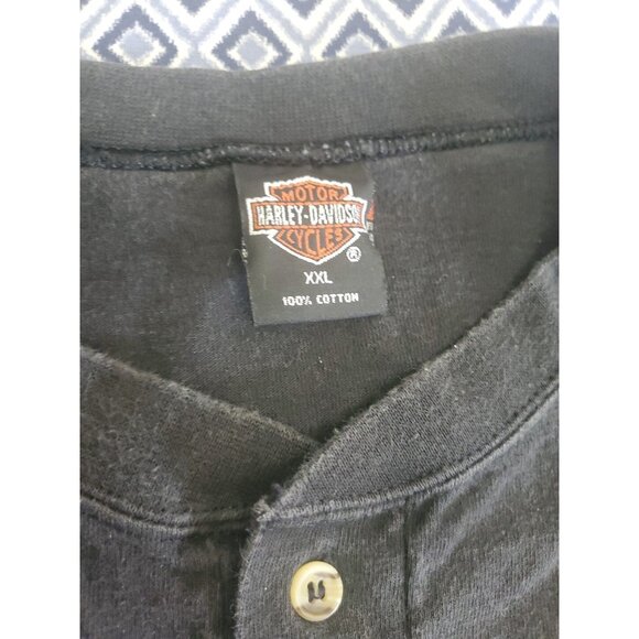 Vintage 1995 Motor Harley Davidson Cycles Double Sided  Shirt Men's Size XXL - Picture 5 of 11